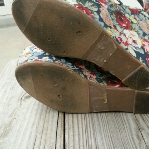 Floral Liliana wedge heels - Picture 6 of 8